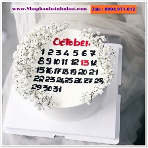 Bánh Sinh Nhật Cuốn Lịch - CL24
